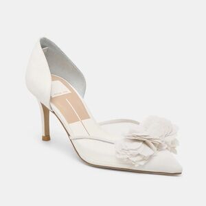 Dolce Vita Ivory Floral Heels
